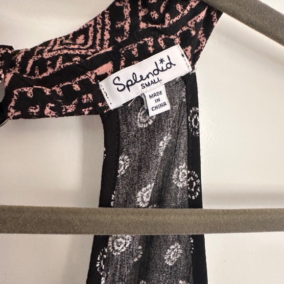 Splendid Island Stamp Twist Neck Romper Small - Picture 10 of 11